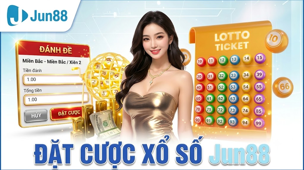 Quy trình tham gia cá cược xổ số tại sân chơi trực tuyến Jun88